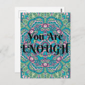 抽象芸術・ボホ・マンダラYou Firmation ポストカード (正面/裏面)