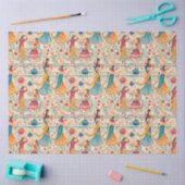 抽象芸術・ボリウッド・ダンサー 薄葉紙 (クラフト)