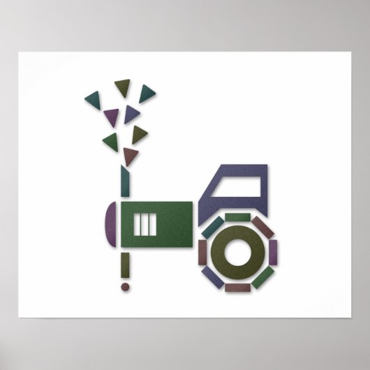 抽象芸術 ポスター (正面)