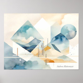 抽象芸術 ポスター