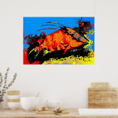 抽象芸術 ポスター (キッチン)