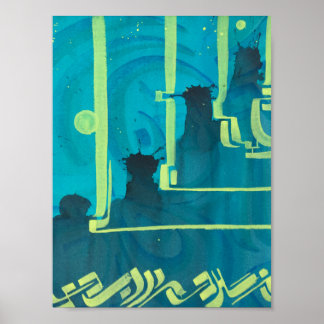 抽象芸術 ポスター