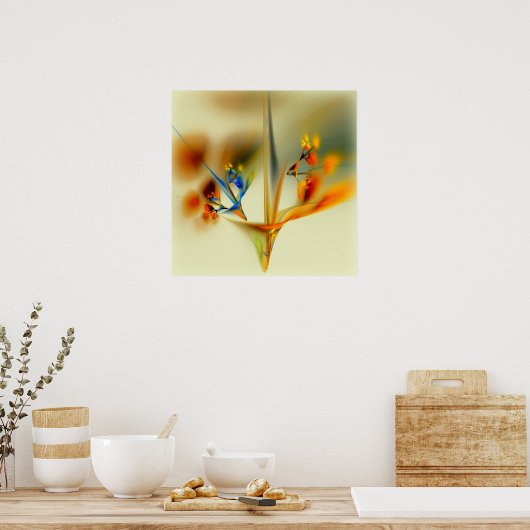 抽象芸術 ポスター (キッチン)