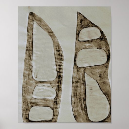 抽象芸術 ポスター (正面)