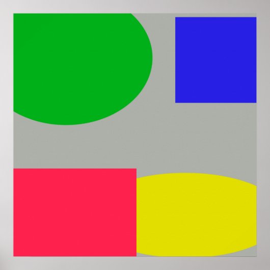 抽象芸術 ポスター (正面)