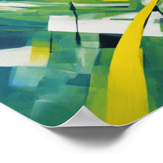 抽象芸術 ポスター (角)