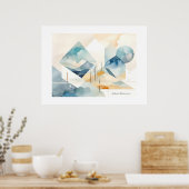 抽象芸術 ポスター (キッチン)