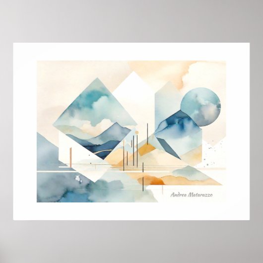 抽象芸術 ポスター (正面)