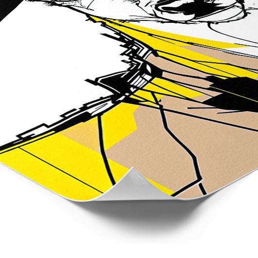 抽象芸術 ポスター (角)