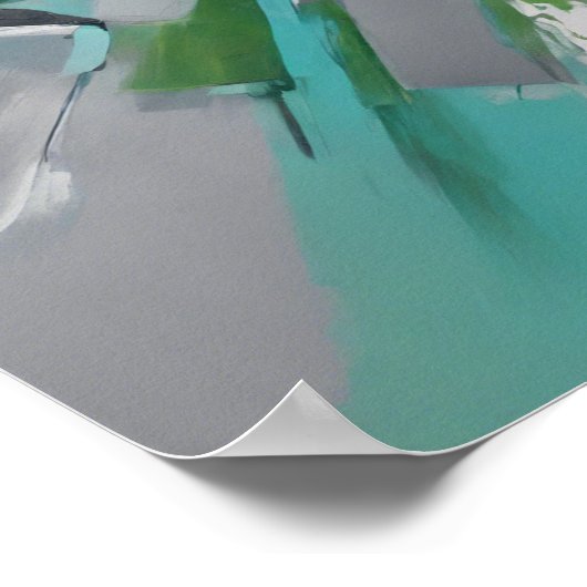 抽象芸術 ポスター (角)