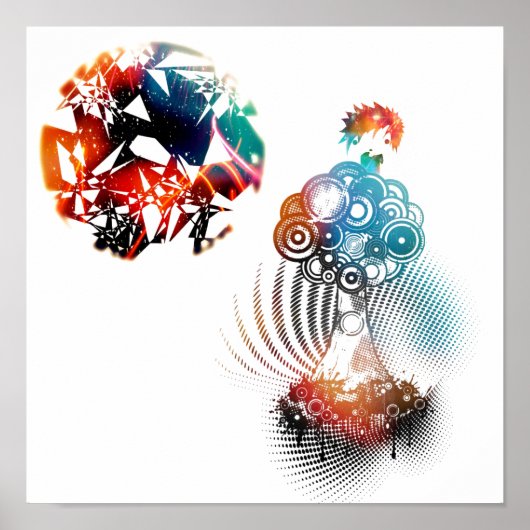 抽象芸術 ポスター (正面)