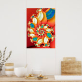 抽象芸術 ポスター (キッチン)
