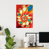 抽象芸術 ポスター (ホームオフィス)