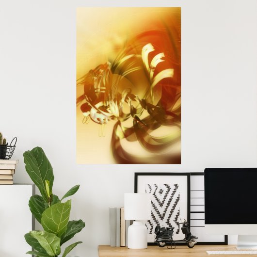 抽象芸術 ポスター (ホームオフィス)