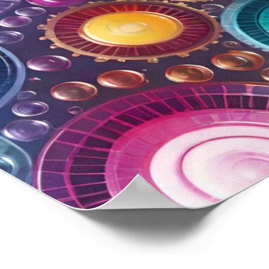 抽象芸術 ポスター (角)