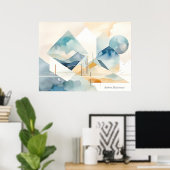 抽象芸術 ポスター (ホームオフィス)