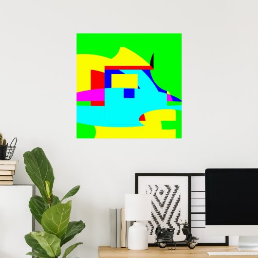 抽象芸術 ポスター (ホームオフィス)