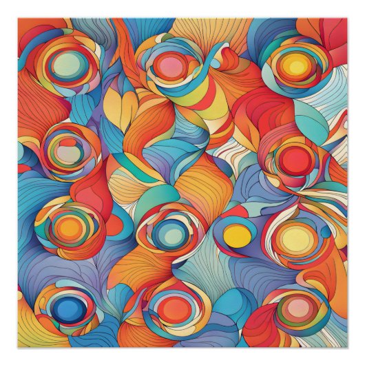 抽象芸術 ポスター (正面)