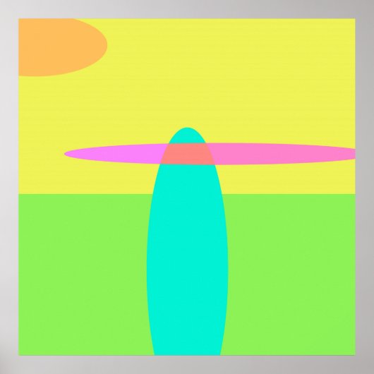 抽象芸術 ポスター (正面)