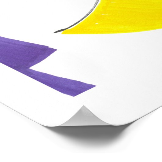 抽象芸術 ポスター (角)