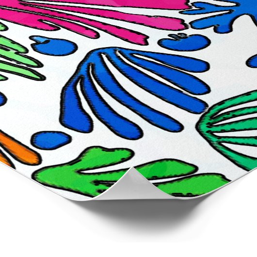 抽象芸術 ポスター (角)