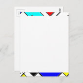 抽象芸術 ポストカード (正面/裏面)