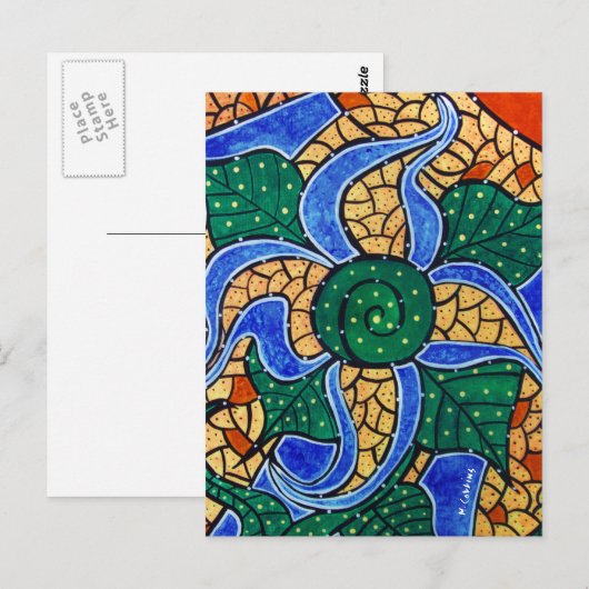 抽象芸術 ポストカード (正面/裏面)