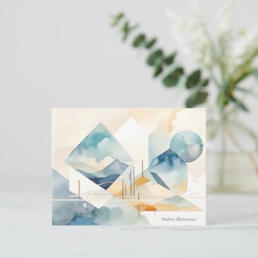 抽象芸術 ポストカード (スタンド正面)