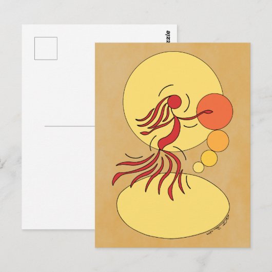 抽象芸術 ポストカード (正面/裏面)