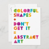 抽象芸術 ポストカード (正面/裏面)