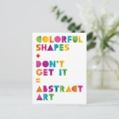 抽象芸術 ポストカード (スタンド正面)