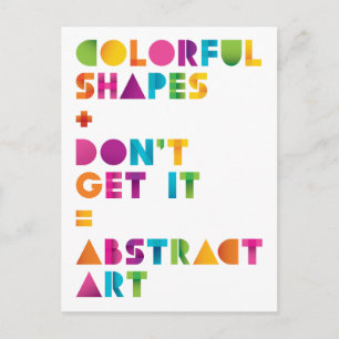 抽象芸術 ポストカード