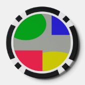 抽象芸術 ポーカーチップ (裏面)