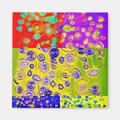 抽象芸術 マグネット (正面)