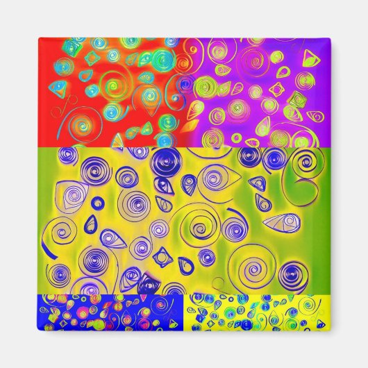 抽象芸術 マグネット (正面)