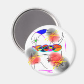 抽象芸術 マグネット (正面/裏面)