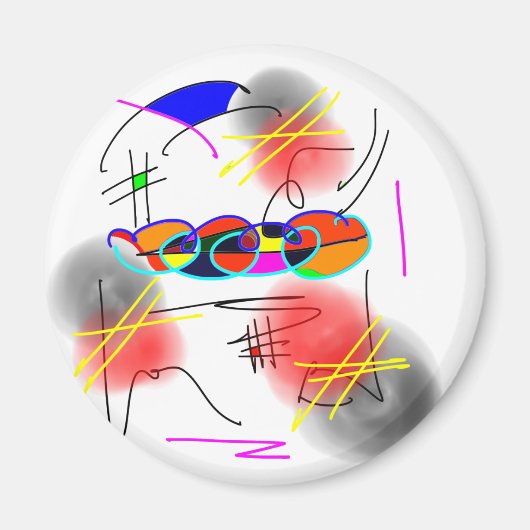 抽象芸術 マグネット (正面)