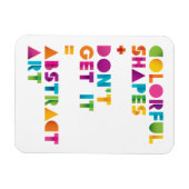 抽象芸術 マグネット (横)