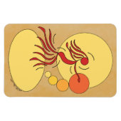 抽象芸術 マグネット (横)