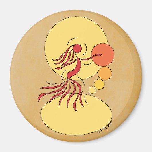 抽象芸術 マグネット (正面)
