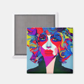 抽象芸術 マグネット (正面/裏面)