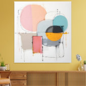 抽象芸術 – ミニマル キャンバスプリント (インサイチュ (リビング))