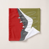 抽象芸術,モダンクリエイティブ,アップリケ装飾用クッション バスタオルセット (ウォッシュタオル)