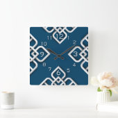 抽象芸術 モダン スクエア壁時計 (ホーム)