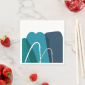 抽象芸術 モダン スタンダードカクテルナプキン (インサイチュ)