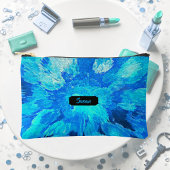 抽象芸術, モダン,ターコイズモザイクカスタム, アクセサリーポーチ