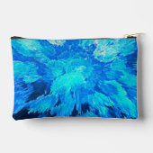 抽象芸術, モダン,ターコイズモザイクカスタム, アクセサリーポーチ (裏面)