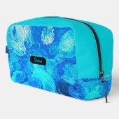 抽象芸術, モダン,ターコイズモザイクカスタム, ドップキット (右コーナー)