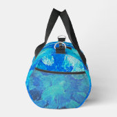 抽象芸術, モダン,ターコイズモザイク ダッフルバッグ (右)