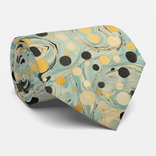 抽象芸術 モダン ネクタイ (ロール)